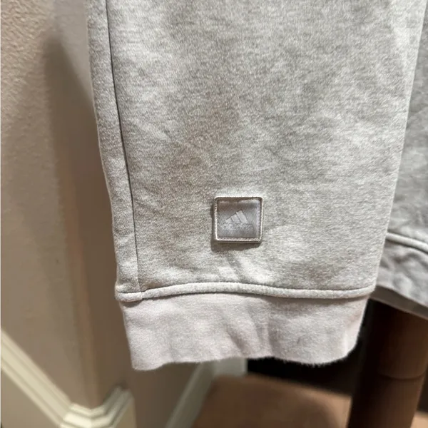Adidas Light Gray Crewneck Top - Image 2