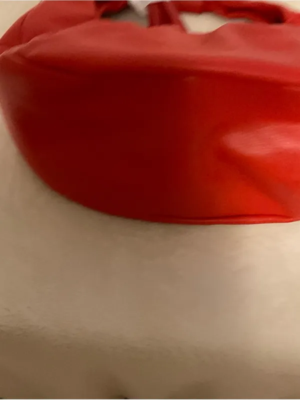 Sleek Red Crescent Mini Shoulder Bag - Image 6