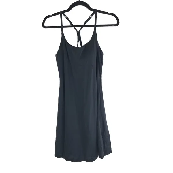 Halara Everyday Cloudful Air 2-in-1 Cool Touch Dress-Euphoria Air-Longer Black S - Image 3