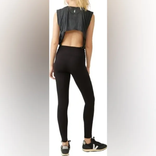FP Movement by Free People Off To‎ The Races Jumpsuit - Size S - Black - NWT - Image 3