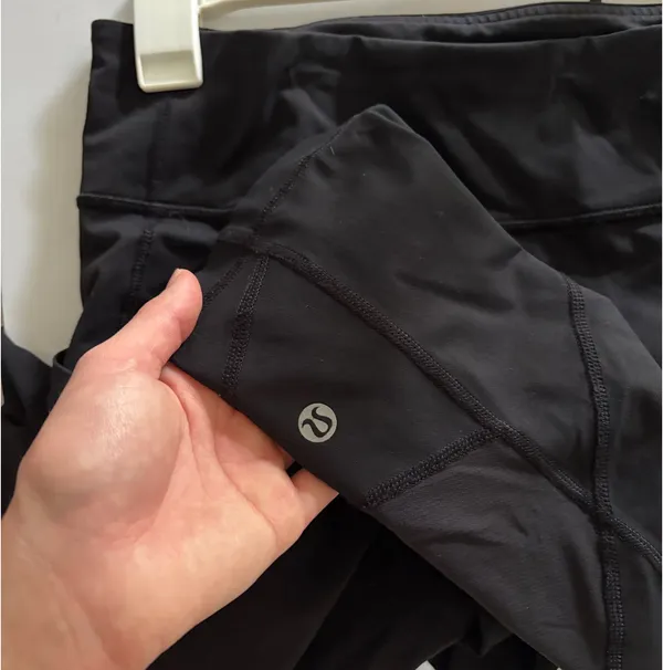Black Lululemon Cropped Leggings - Image 2