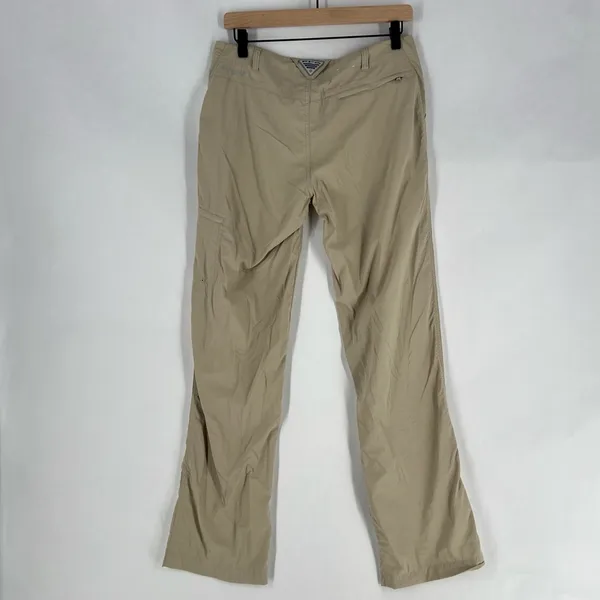 Columbia PFG Lightweight Nylon Roll‎ Tab Adjustable Straight Leg Pants Size 8 - Image 6