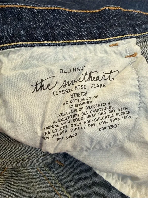 Bootcut Jeans Old Navy The Sweetheart Women's Size 14 Medium Dark Wash Stretch - Image 8