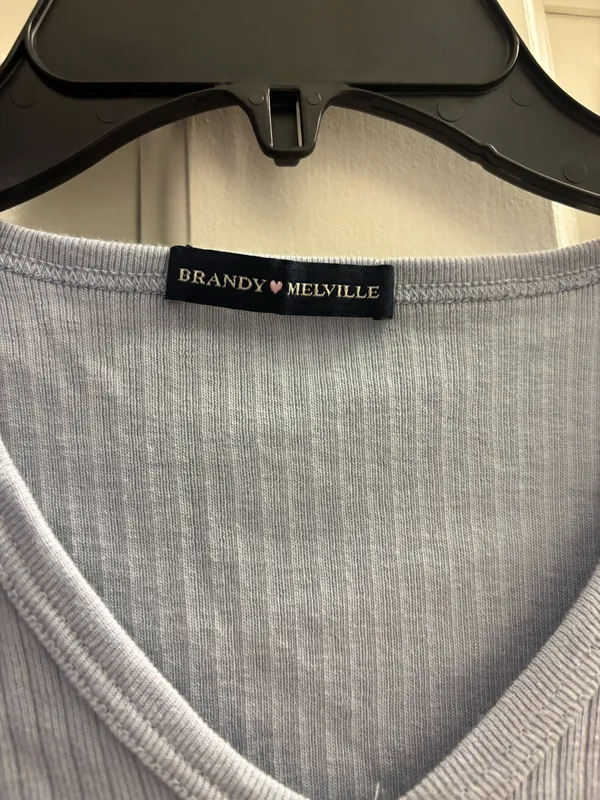 Brandy Melville Top Blue - Image 3