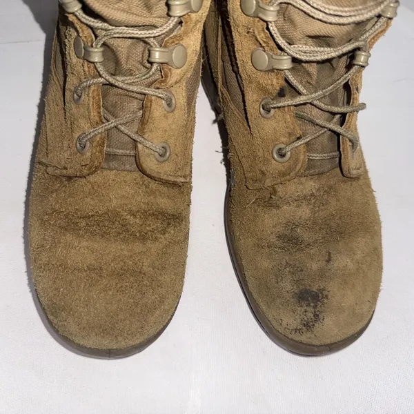 McRae Gore Tex Vibram Desert Tan Military Flight US‎ Army Combat Boots Men 2.5xw - Image 9