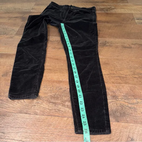American Eagle Women’s Hi-Rise Black Corduroy Jeggings Pants – Size 6S - Image 15