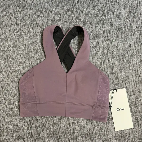 Lululemon Lab Embossed Nulu Cross-Back Yoga Bra - Image 4