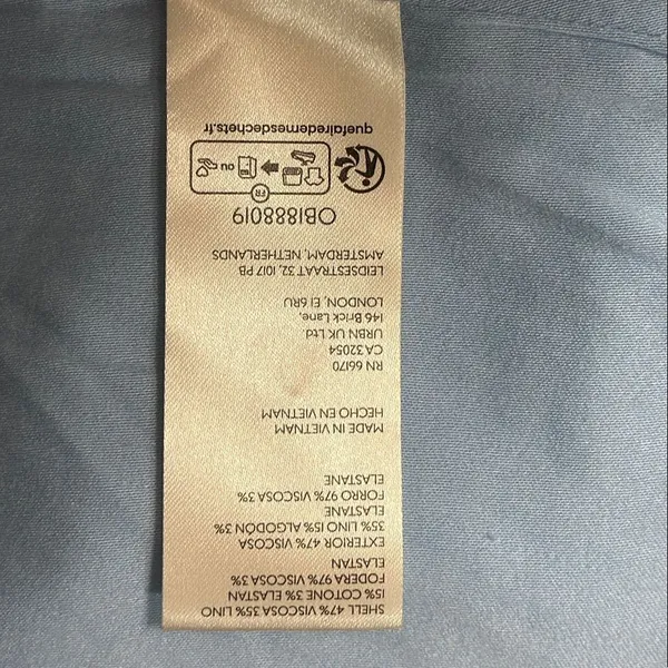 NWT MAEVE by Anthropologie Light Blue Women's Top *flaw noted* - Image 13