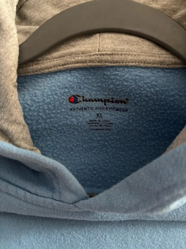 Baby Blue Champion Hoodie - Image 4