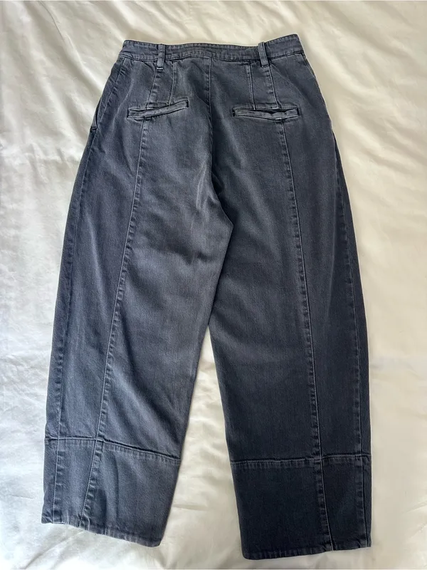 Anthropologie pilcro Black Wide-Leg Jeans with Front Seams - Image 3