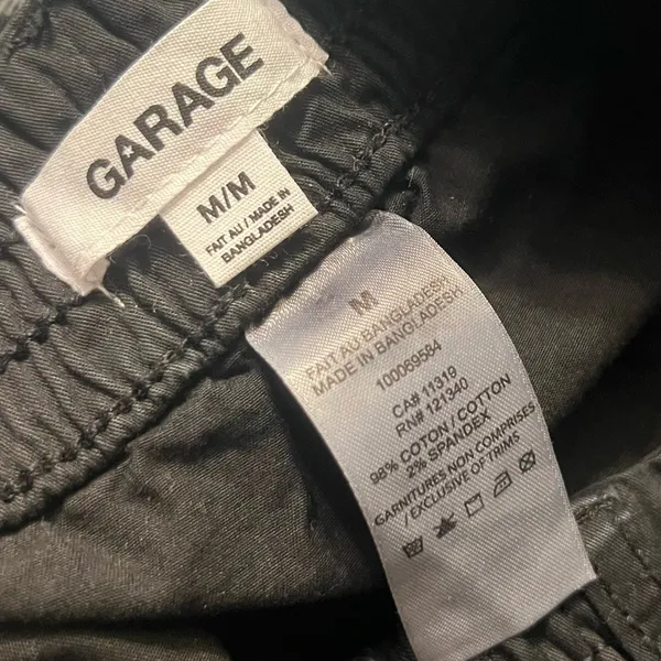 Garage Black Cargo Pants - Image 3
