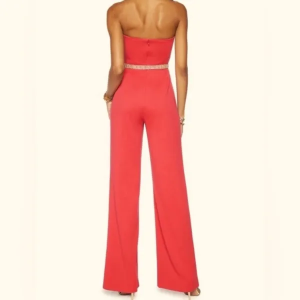 NEW Ramy Brook Vivian Jumpsuit Rouge 8 - Image 4