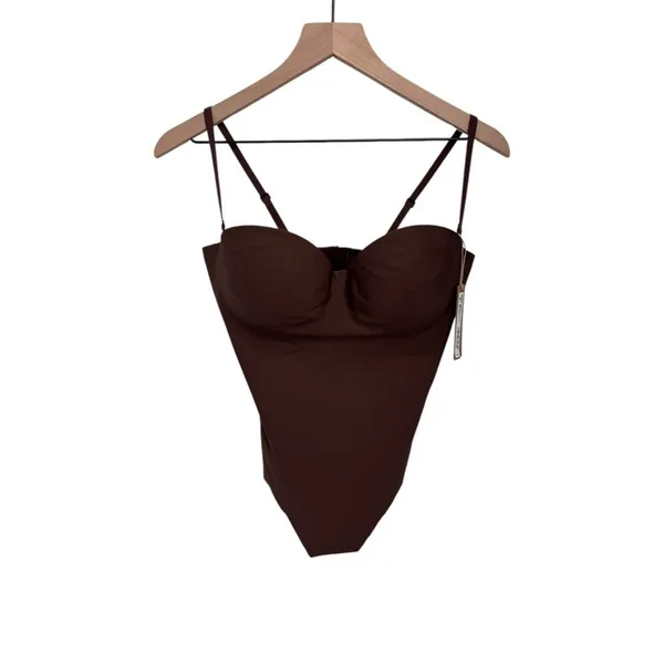 Skims Body Molded Underwire Bodysuit Size Large NWT Cocoa ( SOLD OUT) - Image 4