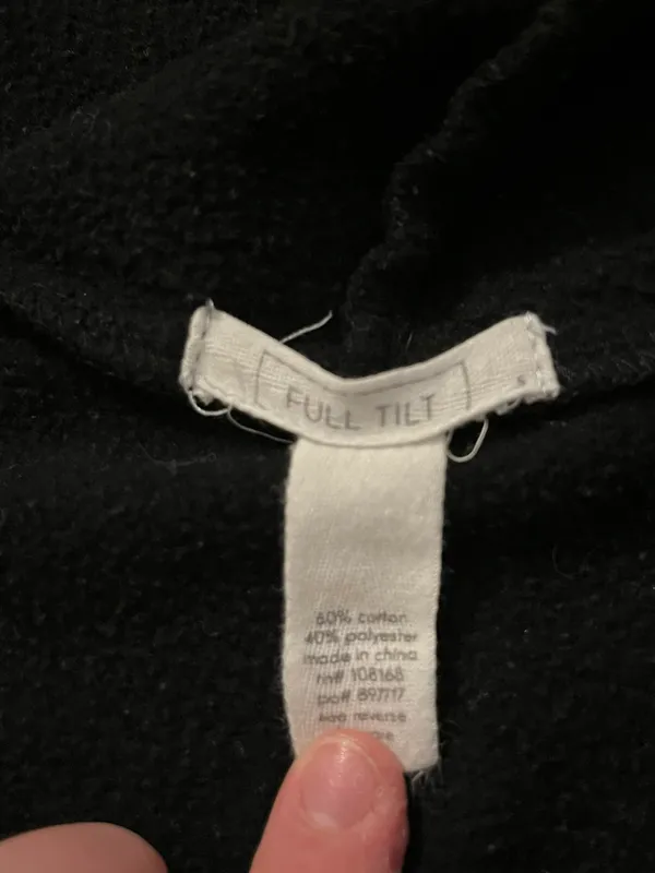 black zip up - Image 2
