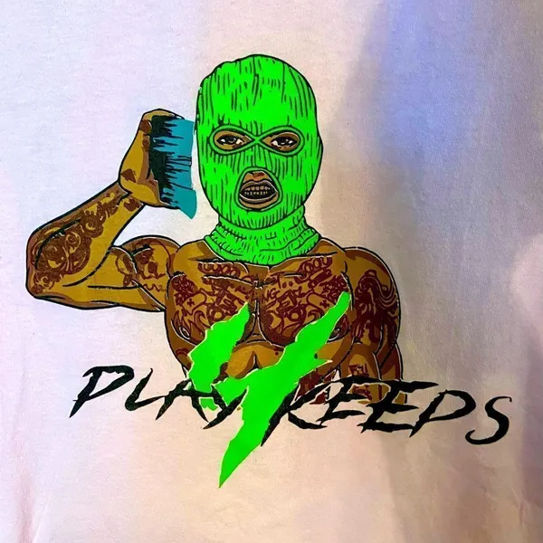 Alstyle Play 4 Keeps Pink Graphic T Shirt Size Sm - Image 2