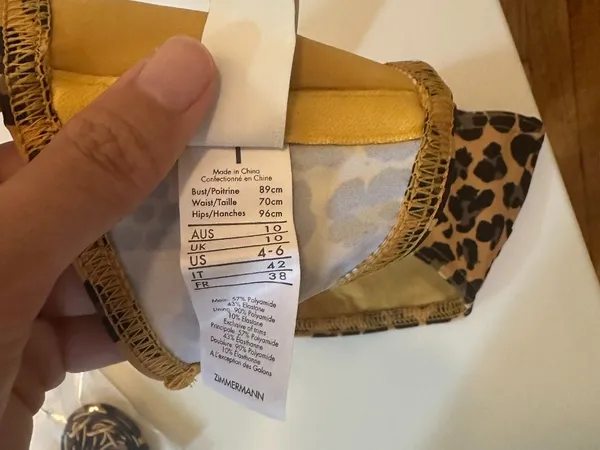 Zimmermann women's leopard print bikini set - Image 7