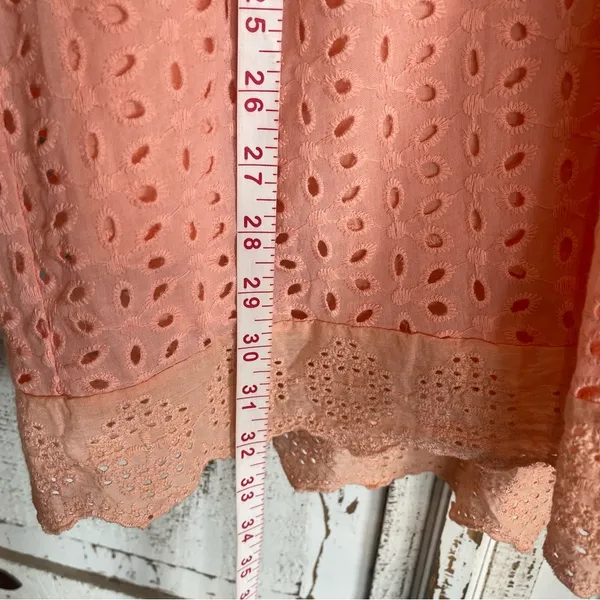 Peach Spring Dress Pink Size M - Image 3