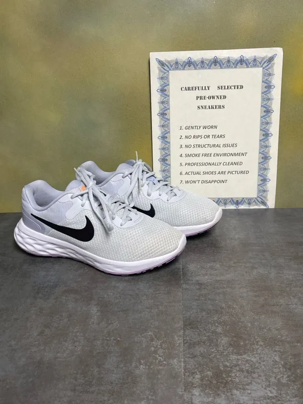 Nike Revolution 6 Next Nature Women's Sneakers Gray Size 7.5 - Image 2