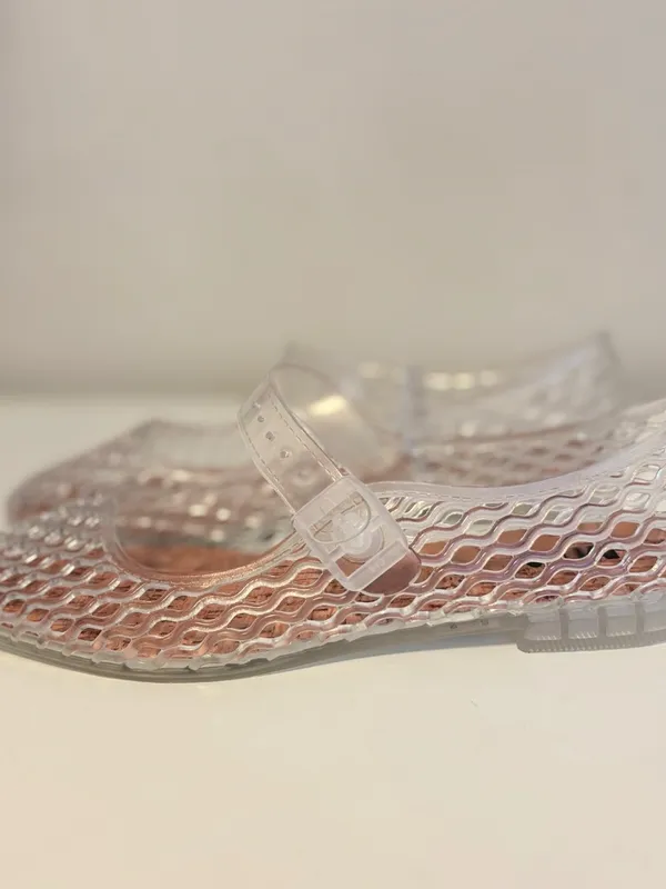 MIA Clear Jelly Mary Jane Fisherman Sandals Flats Coco Clear Womens Shoe Size 8 - Image 4