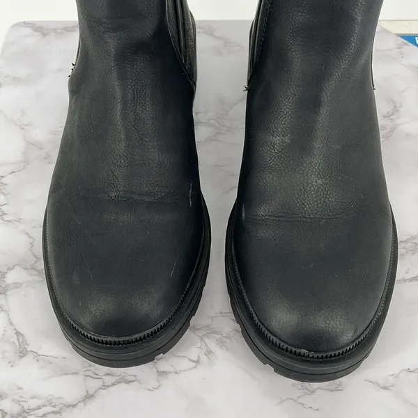 Rocket Dog Iggie Black Chelsea Boot Pull On Chunky Sole Size 8 Goth Punk Cushion - Image 5