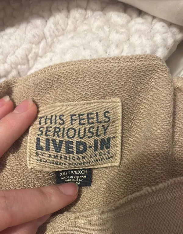 Aerie Cream Off The Shoulder Sweater - Image 2