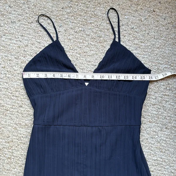 H&M Navy Blue Cocktail Dress Size 8 - Image 5