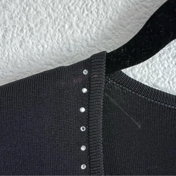 Exclusively Misook Black Rhinestone‎ Maxi Dress - Image 9