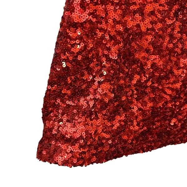 Beach Riot‎ Trixie Sequin Mini Skirt Red Size Medium BR55765R5 Clubbing Outfit - Image 2