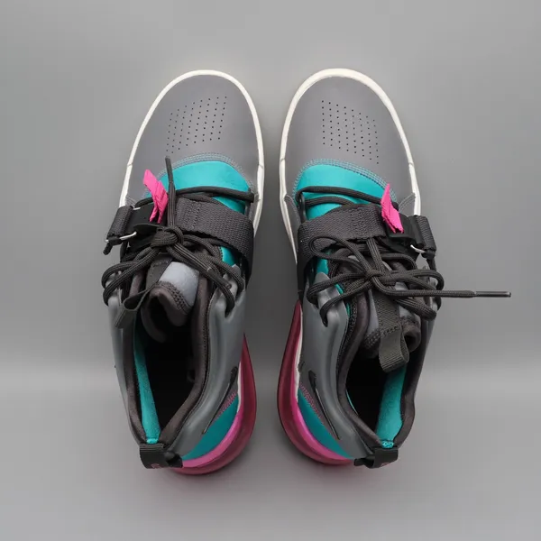 Nike Air Force 270 GS Wolf Grey Hyper Pink Teal AJ8208-005 6Y Women 7.5 Sneaker - Image 7