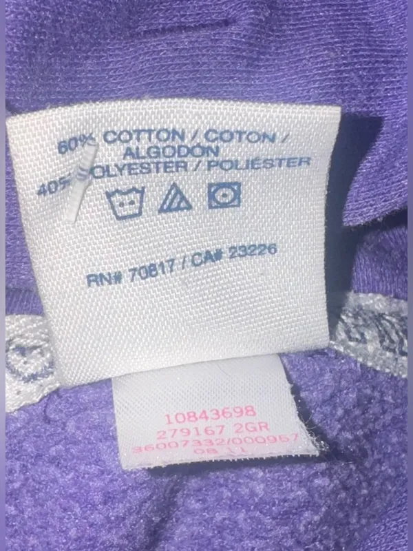 PINK Victoria’s Secret OLD PINK Vintage Y2K STYLE 2011 purple hooded jacket - Image 4