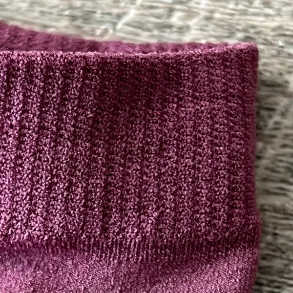 J. Crew Mulberry Plum Stretchy Opaque Tight Anklets Ankle Socks Womens NWOT - Image 6