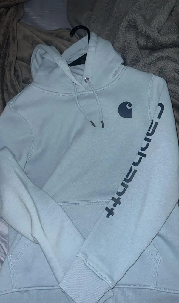 Women’s Carhartt Sweatshirt light blue - Image 2