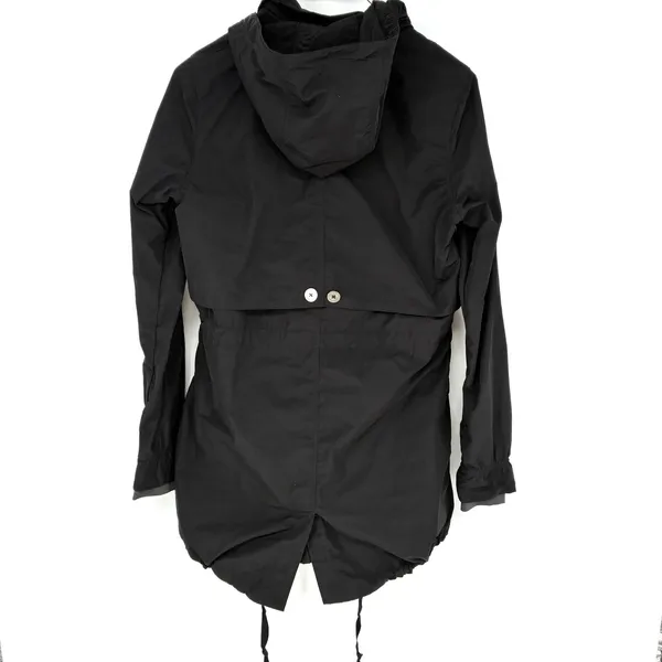 Mountain Hardwear Zenell Hooded Trench Coat Black Women's Small S Jacket - Image 2