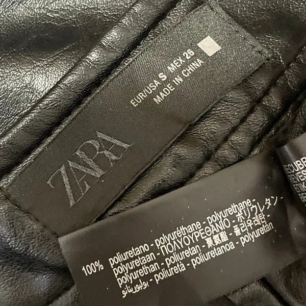 Zara Women's Black Leather High Waisted Fitted Maxi Straight Pencil Skirt Size S - Image 4