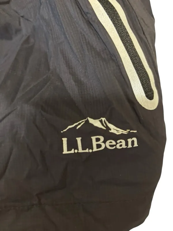 L.L. Bean Lightweight All~Sport Nylon Vest Sz S Reg Black Reflective Running - Image 5