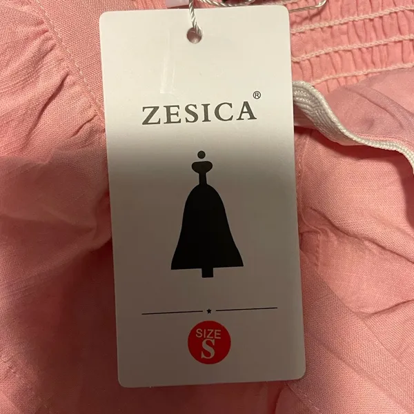 Zesica Spaghetti Straps Sleeveless Backless Smocked Lace Midi Dress Nwt - Image 6
