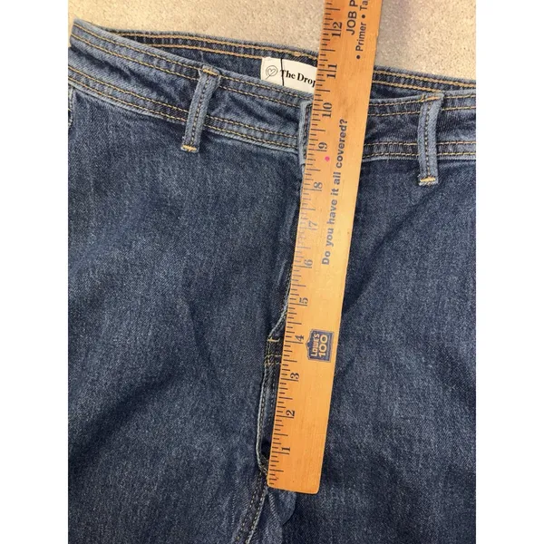 the drop kori jeans wide leg nwt‎ raw hem fray 26 - Image 8