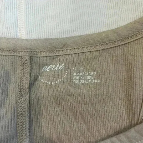 New with tags aerie ombré tan ribbed tank top in size xs - Image 3