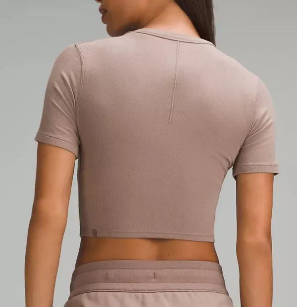 Lululemon Hold Tight Straight Hem Cropped T-shirt - Image 3