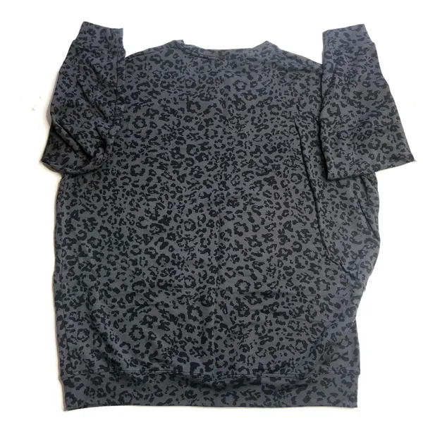 Athleta Pure Luxe Sweatshirt  Pullover Leopard Cheetah - Image 2