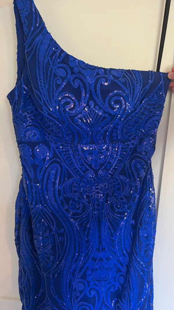 Royal Blue Dress Size M - Image 2