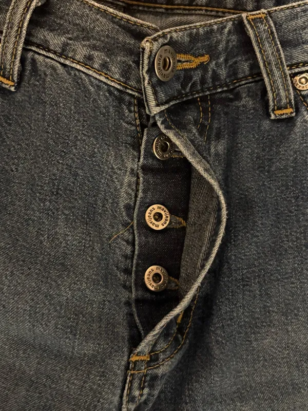Mavi 1036 Molly Jeans Women’s 29/30 Medium Wash Straight Leg Button Fly Denim - Image 4
