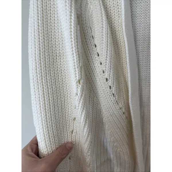 Abercrombie & Fitch Chunky Knit Open Cardigan Sweater Women's Size Small 2727 - Image 4