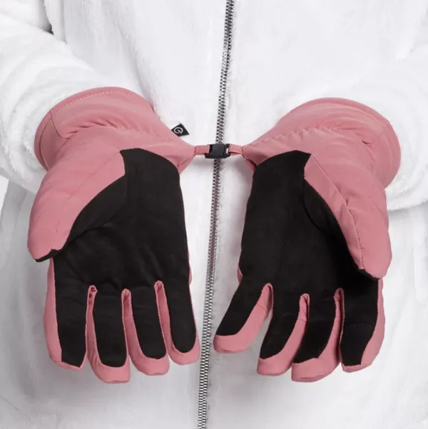 The North Face Pink Winter Gloves - Image 3
