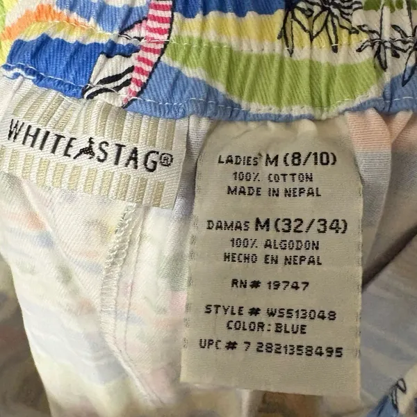 White Stag Blue‎ And Pink Sailboat Print Skort Size Medium - Image 8