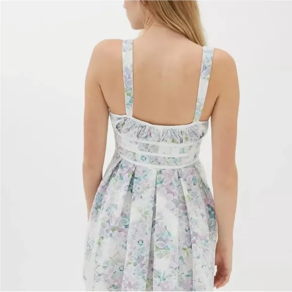 For Love And Lemons Loretta Lace Floral Mini Dress Ivory NWT Size XS - Image 5