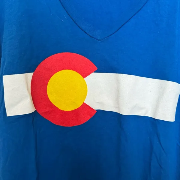 NWT women's Colorado tshirt Blue Size L - Image 2