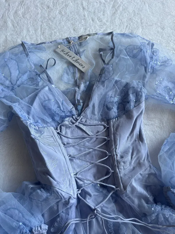 For Love & Lemons Presley Mini Dress - Image 6