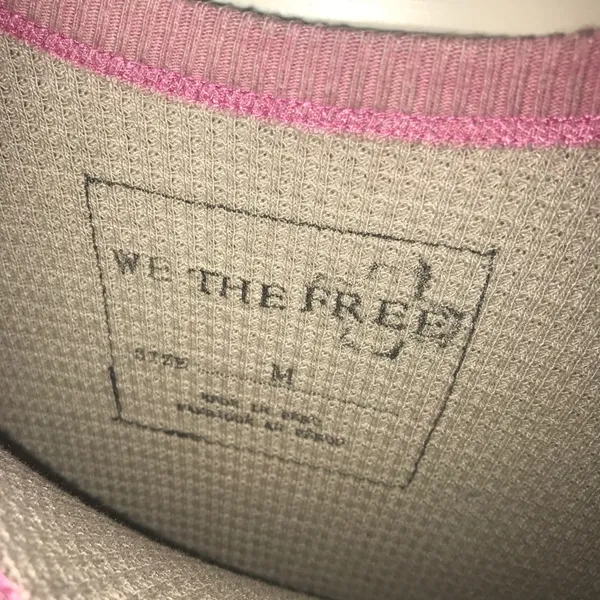 Free people waffle shirt - Image 3