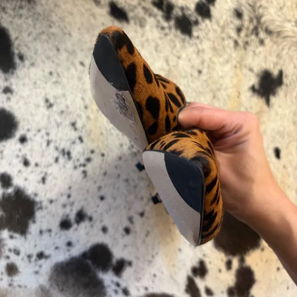 LK‎ Bennett London Marie Leopard Print Calf Hair Kitten Heels Size 39 - Image 7